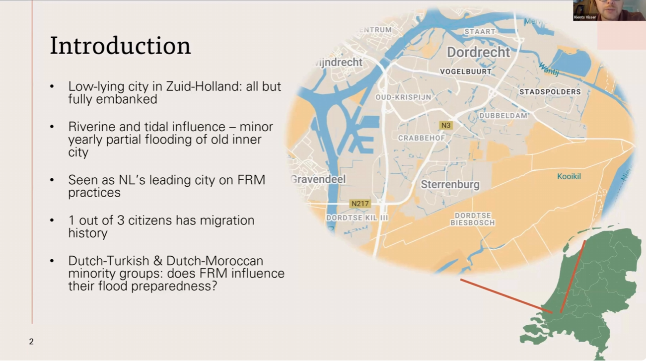 Improving Disability-Inclusive Disaster Risk Reduction in Flood Early Warning Systems in Dordrecht, the Netherlands: Rients Visser | WUR University